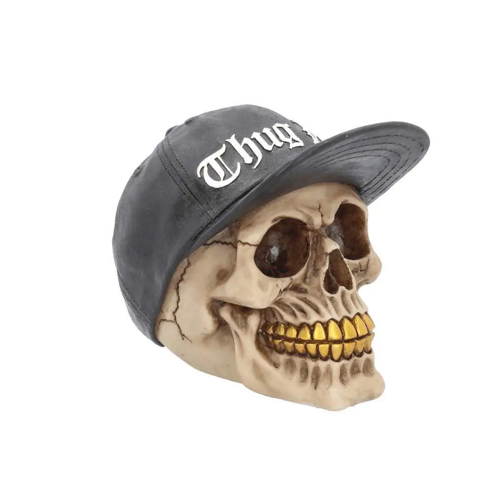 Figurine thug life skull ornament 16cm